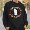 Groovy Spooky Season Halloween Costume For Women Halloween Sweatshirt Gifts for Him