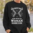 Gun Safety Rules Sweatshirt Gifts for Him
