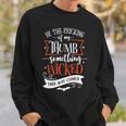 Halloween By The Pricking Of My Thumb - Orange And White Men Women Sweatshirt Graphic Print Unisex Gifts for Him