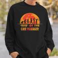 Halloween Rise Of The Case Manager Job Coworker Men Women Sweatshirt Graphic Print Unisex Gifts for Him