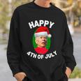 Happy 4Th Of July Funny Christmas Xmas Joe Biden President Gift Sweatshirt Gifts for Him