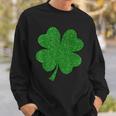 Happy Clover St Patricks Day Irish Shamrock St Pattys Day Men Women Sweatshirt Graphic Print Unisex Gifts for Him