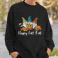 Happy Fall Yall Tshirt Gnome Leopard Pumpkin Autumn Gnomes Graphic Design Printed Casual Daily Basic Sweatshirt Gifts for Him