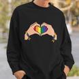 Heart Lgbt Gay Pride Lesbian Bisexual Ally Quote Sweatshirt Gifts for Him