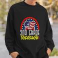 Heart Rainbow American Flag 4Th Of July Sweatshirt Gifts for Him