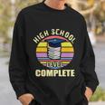 High School Level Complete Funny School Student Teachers Graphics Plus Size Sweatshirt Gifts for Him