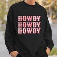 Howdy Cowgirl Boots Bling Women Cute Western Country Sweatshirt Gifts for Him