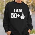 I Am 51 Middle Finger Funny 51St Birthday Sweatshirt Gifts for Him