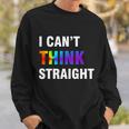I Cant Think Straight Gay Pride Tshirt Sweatshirt Gifts for Him