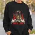 I Chose This Life Thin Red Line Sweatshirt Gifts for Him