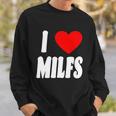 I Heart Milfs Tshirt Sweatshirt Gifts for Him