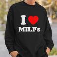 I Love Heart Milfs Tshirt Sweatshirt Gifts for Him