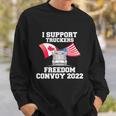 I Support Truckers Freedom Convoy V3 Sweatshirt Gifts for Him