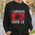 I Survived Covid19 Distressed Sweatshirt Gifts for Him