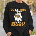 Im Just Here For The Boos Halloween Tshirt Sweatshirt Gifts for Him