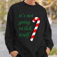 Its Not Going To Lick Itself Funny Naughty Christmas Tshirt Sweatshirt Gifts for Him