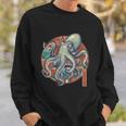 Japanese Kracken Octopus Monster Sweatshirt Gifts for Him