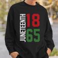 Juneteenth Jersey Sweatshirt Gifts for Him
