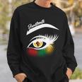 Juneteenth Red Gold Green Eyelashes Sweatshirt Gifts for Him