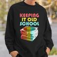 Keeping It Old School Vintage Records Tshirt Sweatshirt Gifts for Him