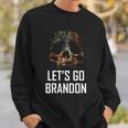 Lets Go Brandon American Grunge Skull Tshirt Sweatshirt Gifts for Him