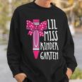 Little Miss Kindergarten Cray On Back To School First Day Of School Sweatshirt Gifts for Him