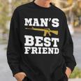 Mans Best Friend V2 Sweatshirt Gifts for Him