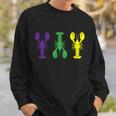 Mardi Gras Craw Fish Graphic Design Printed Casual Daily Basic Sweatshirt Gifts for Him