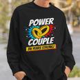 Married 34 Years Power Couple 34Th Wedding Anniversary Sweatshirt Gifts for Him