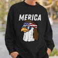 Merica Bald Eagle Mullet Sunglasses Fourth July 4Th Patriot Cool Gift V2 Sweatshirt Gifts for Him