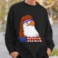 Merica Bald Eagle Retro Usa Flag Tshirt Sweatshirt Gifts for Him