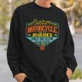 Motorcycle Garage Build And Repair Sweatshirt Gifts for Him