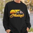 Mountains In Maine Sweatshirt Gifts for Him
