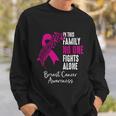No One Fights Alone Breast Cancer Awareness Meaningful Gift Sweatshirt Gifts for Him