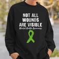 Not All Wounds Are Visible Mental Health Awareness Tshirt Sweatshirt Gifts for Him
