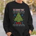 Oh Chemist Tree Chemistry Tree Christmas Science Sweatshirt Gifts for Him