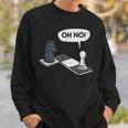 Oh No Pawn Knight Chess Game Player Master Men Women Kids Sweatshirt Gifts for Him