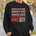 One Black Belt Funny Martial Arts Karate Taekwondo Graphic Men Women Sweatshirt Graphic Print Unisex Gifts for Him