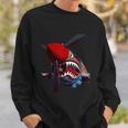 P40 Warhawk Fighter Aircraft Ww2 Airplane Military Sweatshirt Gifts for Him