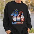 Patriotic Gnomes 4Th Of July Funny Gnome Love American Flag Gift Sweatshirt Gifts for Him