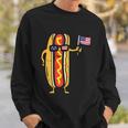 Patriotic Hot Dog American Flag Usa Funny 4Th Of July Fourth Sweatshirt Gifts for Him