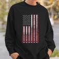 Patriotic Us American Baseball Bats And Stars Stripes Flag Great Gift Sweatshirt Gifts for Him