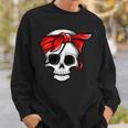 Pirate Dead With Eye Patch Red Bandana Halloween Diy Costume Sweatshirt Gifts for Him