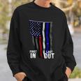 Police Fire Ems First Responder American Flag Sweatshirt Gifts for Him