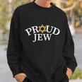 Proud Jew Jewish Star Logo Sweatshirt Gifts for Him