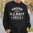 Proud Navy Uncle Sweatshirt Gifts for Him