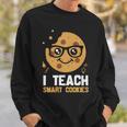 Proud Teacher I Teach Smart Cookies Graphic Plus Size Shirt For Teacher Female Sweatshirt Gifts for Him
