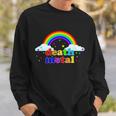 Rainbow Death Metal Logo Tshirt Sweatshirt Gifts for Him