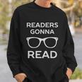 Reading Pun Humor Sweatshirt Gifts for Him