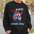 Red White And Blue Cousin Crew 2022 Meaningful Gift Cousin Crew 4Th Of July Cu Sweatshirt Gifts for Him